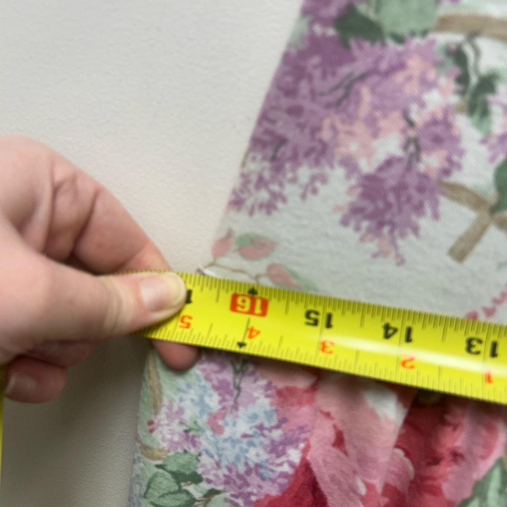 Vintage Carol Anderson Cottagecore Floral Midi Dress Size 14 — with Pockets! - Picture 11 of 11
